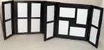 Photo Gallery Folio Black or Black/gold to hold 8- 4 x 6 photos